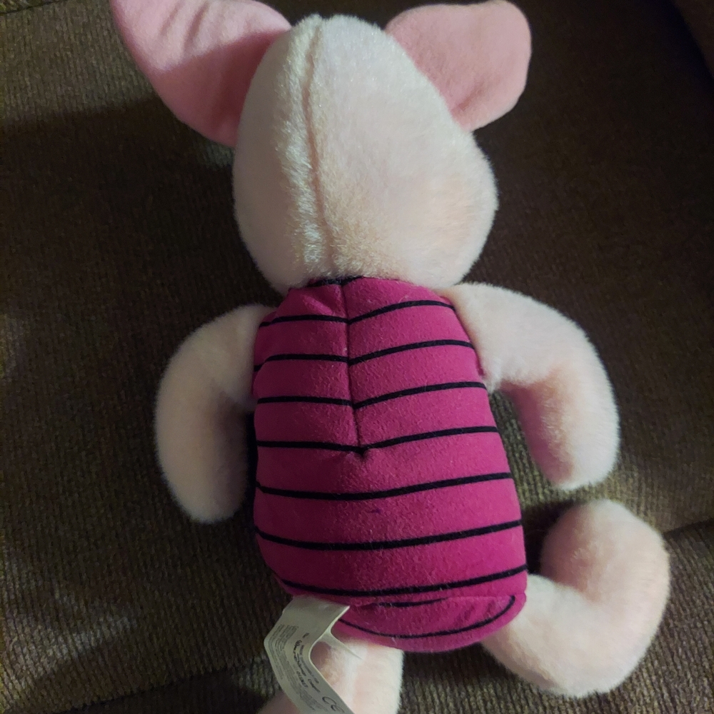 Disney Pink and Cream Piglet Plush Toy - Picture 3 of 4